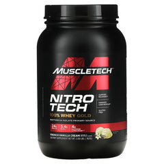 MUSCLETECH NITRO TECH 100% WHEY GOLD 2 LBS