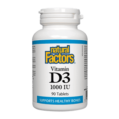 Natural Factors Vitamin D3 90 TABLETS