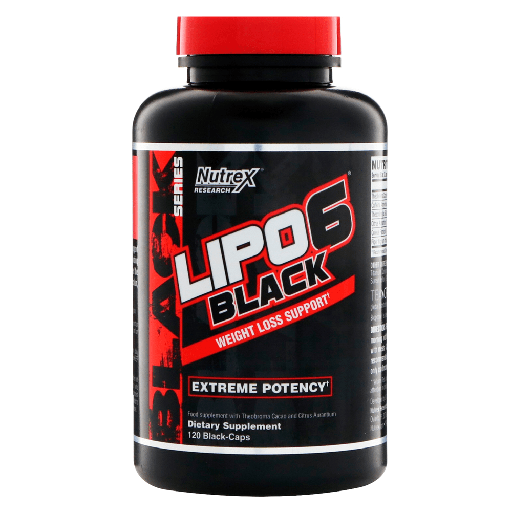 NUTREX LIPO 6 BLACK Weight Loss Support  120 CAP