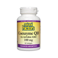 Natural Factors Coenzyme Q10 (CoQ10) 100mg