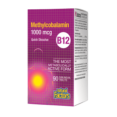 Natural Factors Vitamin B12 Sublingual