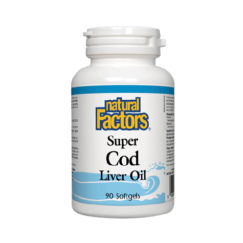 Natural Factors Super Cod Liver Oil 90 Soft Gell
