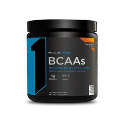 RULEONE BCAAs 30 Servings  Orange Burst, 221g