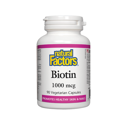 Natural Factors Biotin 1000 mcg  90 Capsules