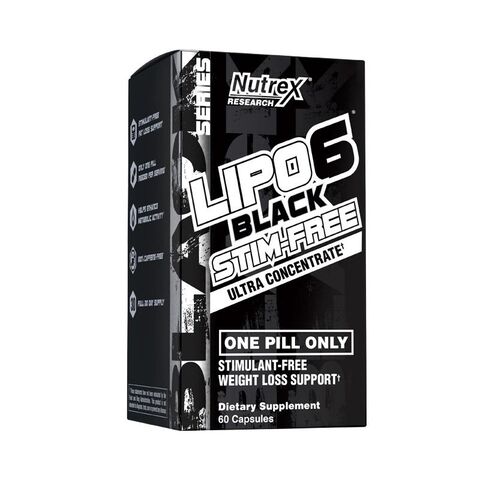 Nutrex RESEARCH LIPO6 BLACK STIM-FREE ULTRA CONCENTRATION 6)Black-Caps