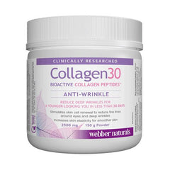 Webber Naturals Collagen30 Bioactive Collagen Peptides Anti-Wrinkle, 150 g