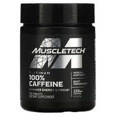 Muscletech Platinum 100% Caffeine 220 mg 125 Tablets