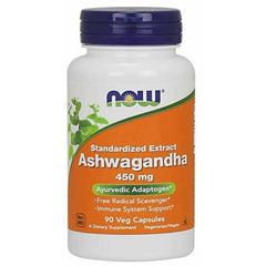 Now Foods, Ashwagandha, Standardized Extract, 450 mg, 90 Veg Capsules